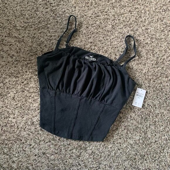 Hollister Co. corset like crop top #croptop - Picture 1 of 6